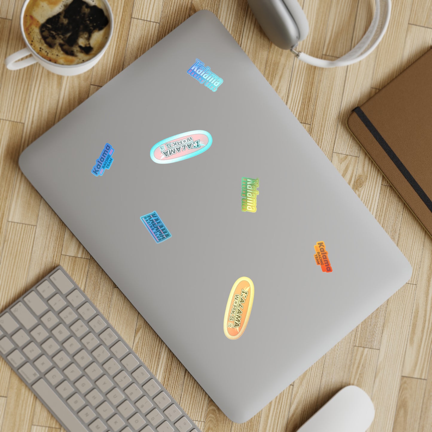 Kalama Racing Team Holographic Sticker Pack — 5-Sticker Sheet