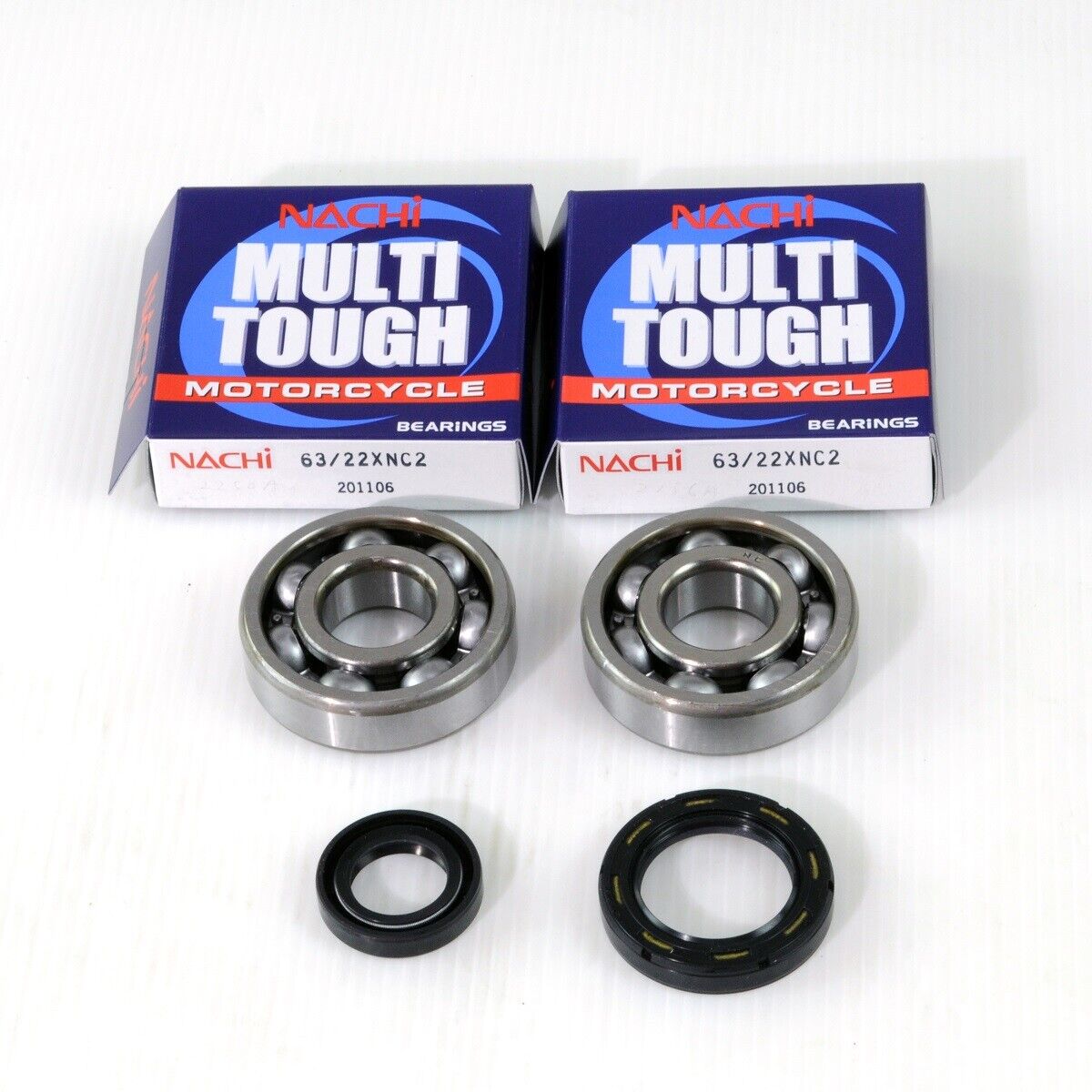 Nachi Main Bearing & Oil Seal Kit for Honda CR125R 1990-2004