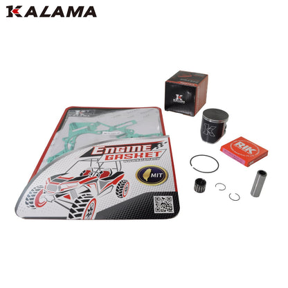 KALAMA Top End Piston, Engine Gasket Set for Honda CR125R 1992-1998 W/ a NRB