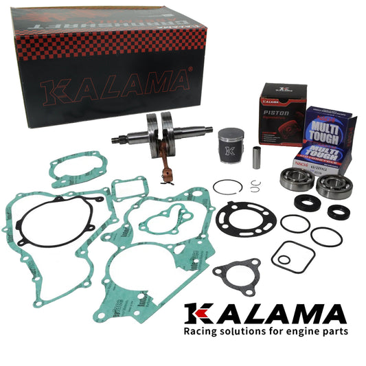 KALAMA Engine Rebuild Kit for Honda CR85R Crankshaft, Piston Kit, Main Bearing & Oil Seal Kit, Engine Gasket Set 2005-2007