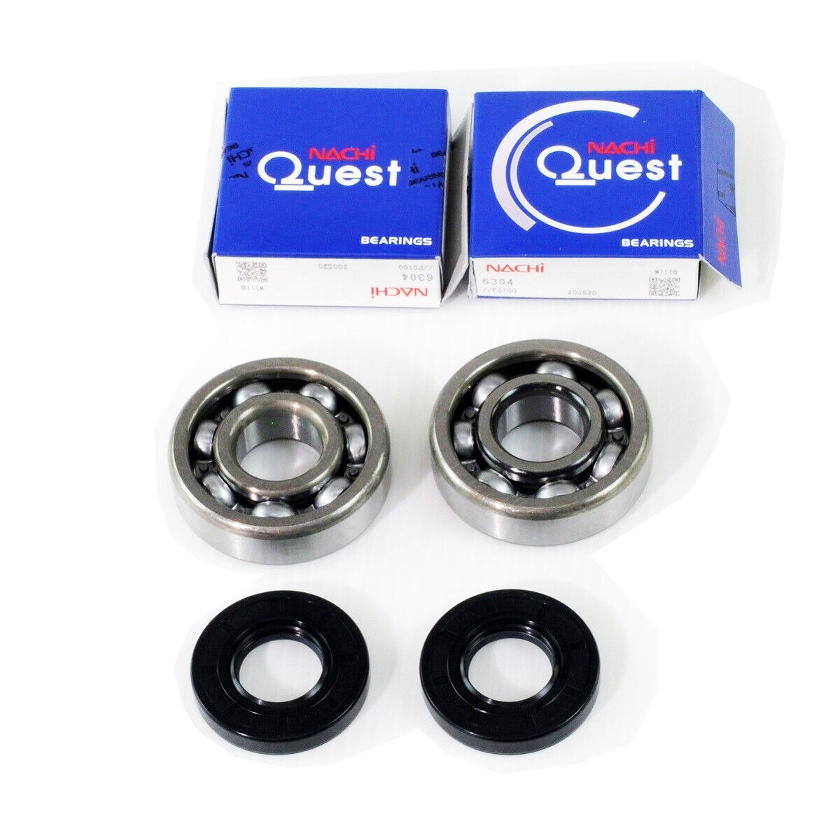 Engine Rebuild Kit for Kawasaki KX85 Crankshaft Main Bearing Piston Gasket 06~13