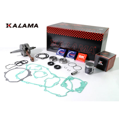 Engine Rebuild Kit for Kawasaki KX85 Crankshaft Main Bearing Piston Gasket 06~13