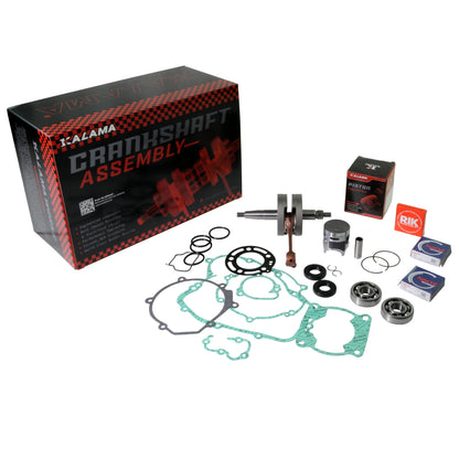 Engine Rebuild Kit for Kawasaki KX85 Crankshaft Main Bearing Piston Gasket 06~13