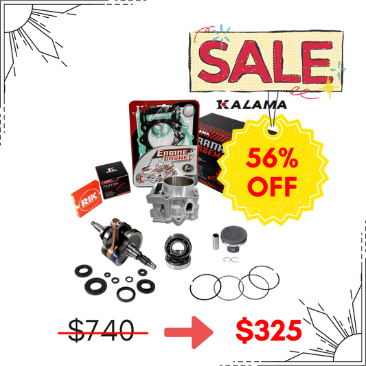 Engine Rebuild Kit for Yamaha Grizzly 700 W/ Main Bearing & Oil Seal Kit 08~13