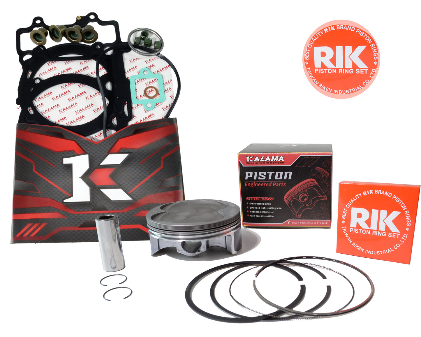 For Polaris 450 HO ACE 570 Top End 103.96 mm Kalama Racing Piston Gasket kits