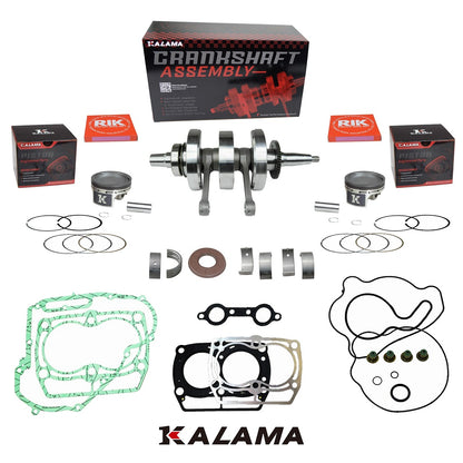 For Polaris RZR Ranger Sportsman 800 Engine Rebuild Kit Crankshaft Gasket Piston