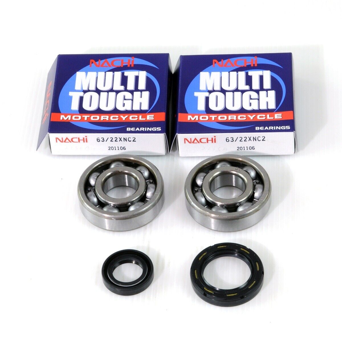 Nachi Main Bearing & Oil Seal Kit for Honda CR125R 1990-2004