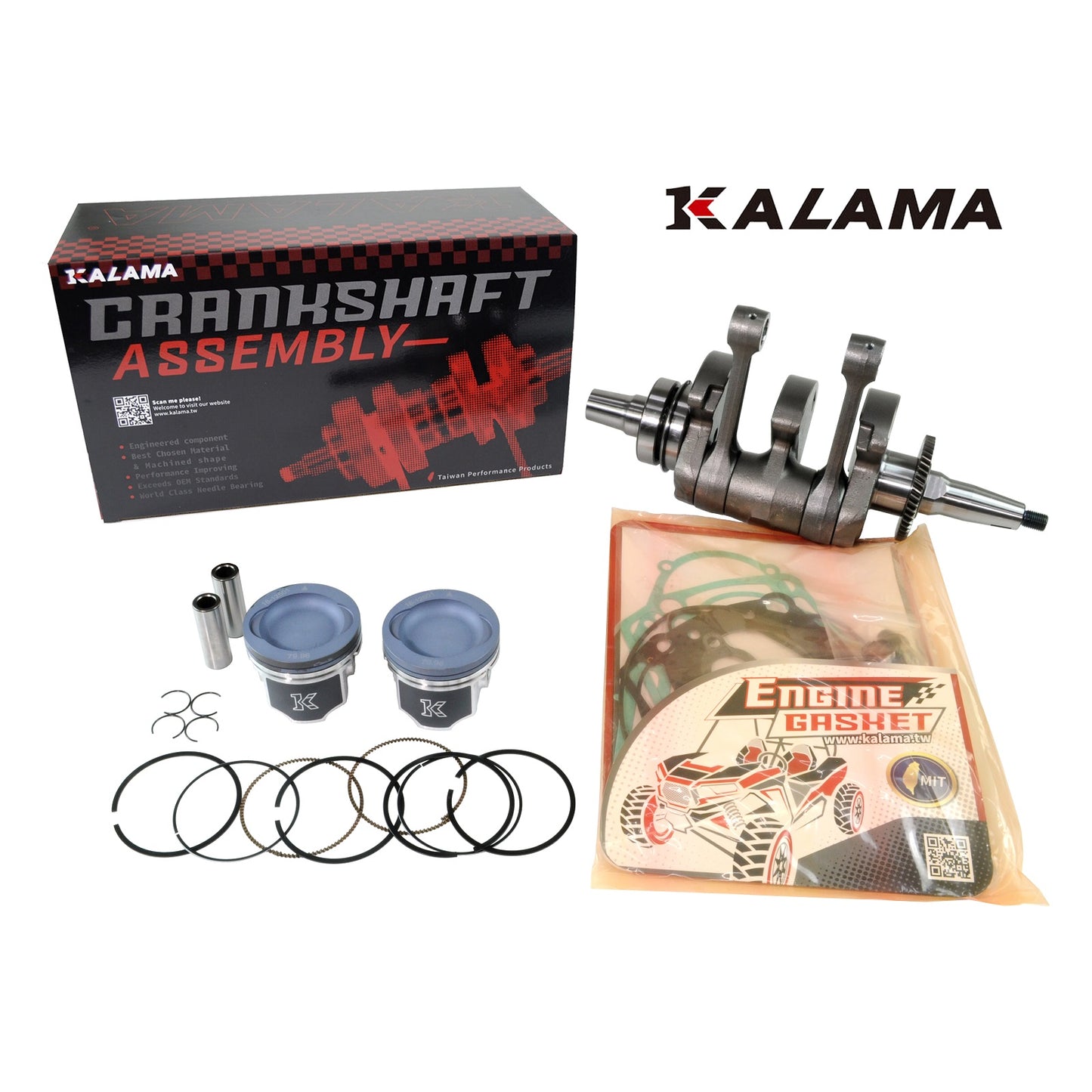 KALAMA Engine Rebuild Kit for Polaris Ranger 700 06~09 / Ranger XP 700 05~08 / Ranger Crew 700 08~09 / Sportsman 700 02~07 / Sportsman X2 700 2008