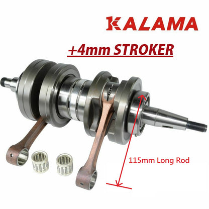 Crankshaft for Yamaha Banshee YFZ 350 +4mm Stroker w/ 115mm long rod 1987-2006