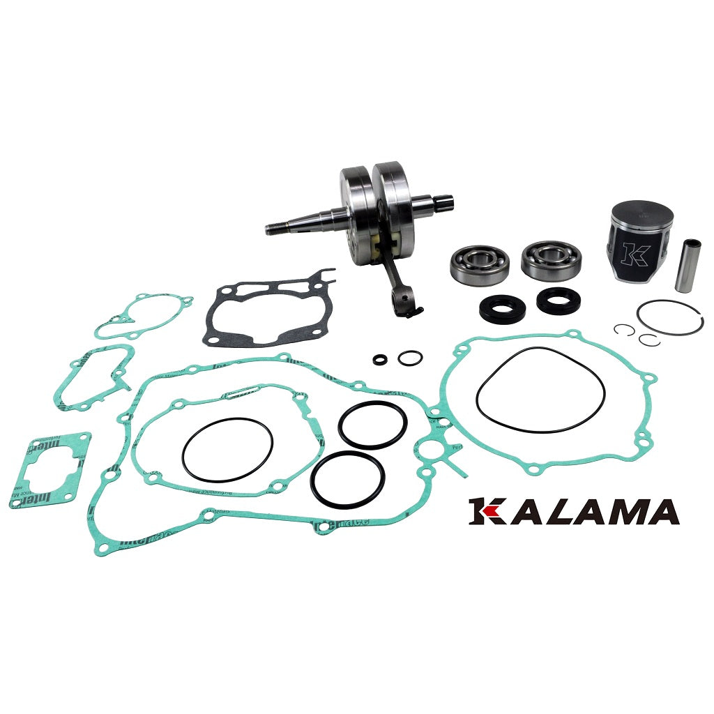 Engine Rebuild Kit for Yamaha YZ125 YZ 125 Crankshaft, Main Bearings, Oil Seals, Piston Kit, Complete Gasket Set 2002~2021