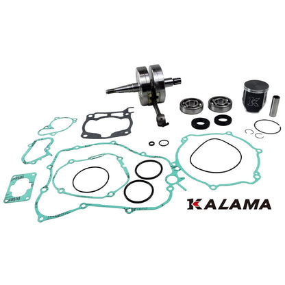 Engine Rebuild Kit for Yamaha YZ125 YZ 125 Crankshaft, Main Bearings, Oil Seals, Piston Kit, Complete Gasket Set 2002~2021