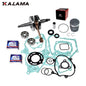 KALAMA Engine Rebuild Kit for Honda CR85R Crankshaft Bearing Piston Engine Gasket Set 2003-2004