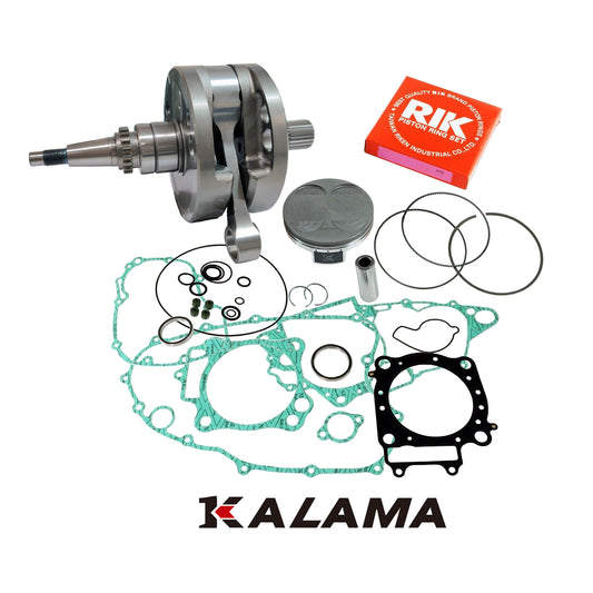 KALAMA Engine Rebuild Kit for Honda CRF450R Crankshaft Piston Gaskets 2002-2008