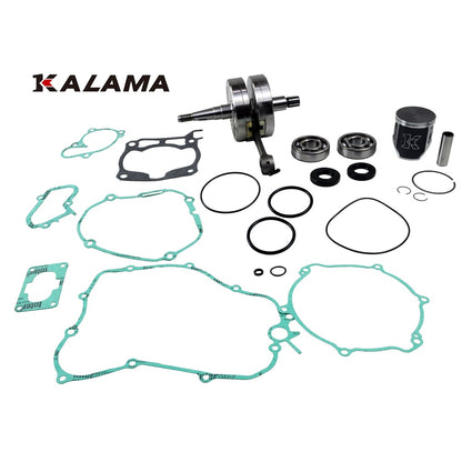 Engine Rebuild Kit for Yamaha YZ125 YZ 125 Crankshaft, Main Bearings, Oil Seals, Piston Kit, Complete Gasket Set 2002~2021
