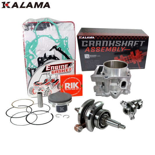 Kalama 102mm Engine Rebuild Kit for Yamaha Raptor 700 2006-2014 / Raptor 700R 2009-2014 - Crankshaft Cylinder Piston Engine Gasket Racing Camshaft