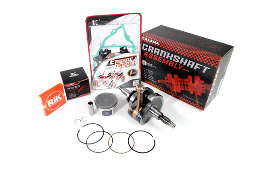 Kalama Engine Rebuild Kit for Yamaha Grizzly 700 2007~2013 / Rhino 700 2008~2013 Crankshaft, Gaskets, Piston Kit