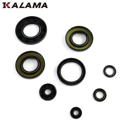 Kalama Engine Rebuild Kit for Yamaha Grizzly 700 Crankshaft Main Bearings Oil Seals Piston Gakset Kit 08~13