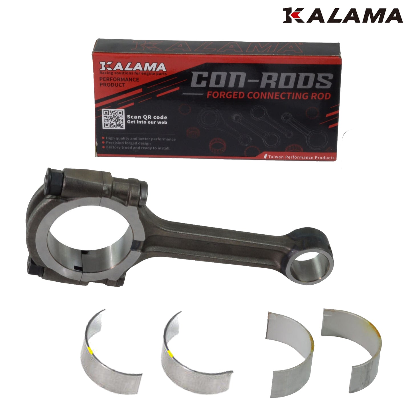 Connecting Rod for Brute Force KVF 750 05-11 w/ Bushing Kit Yellow & Brown