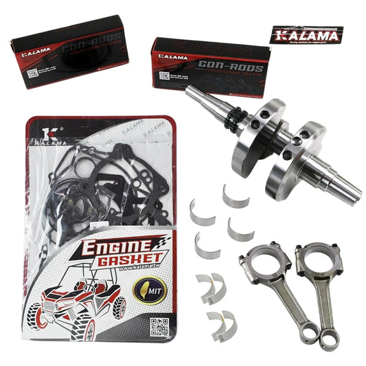 Rebuild Engine Kit for KVF 700 750 Crankshaft Connecting Rod Bushing Gasket Suzuki LT-V700F Twin Peaks 700