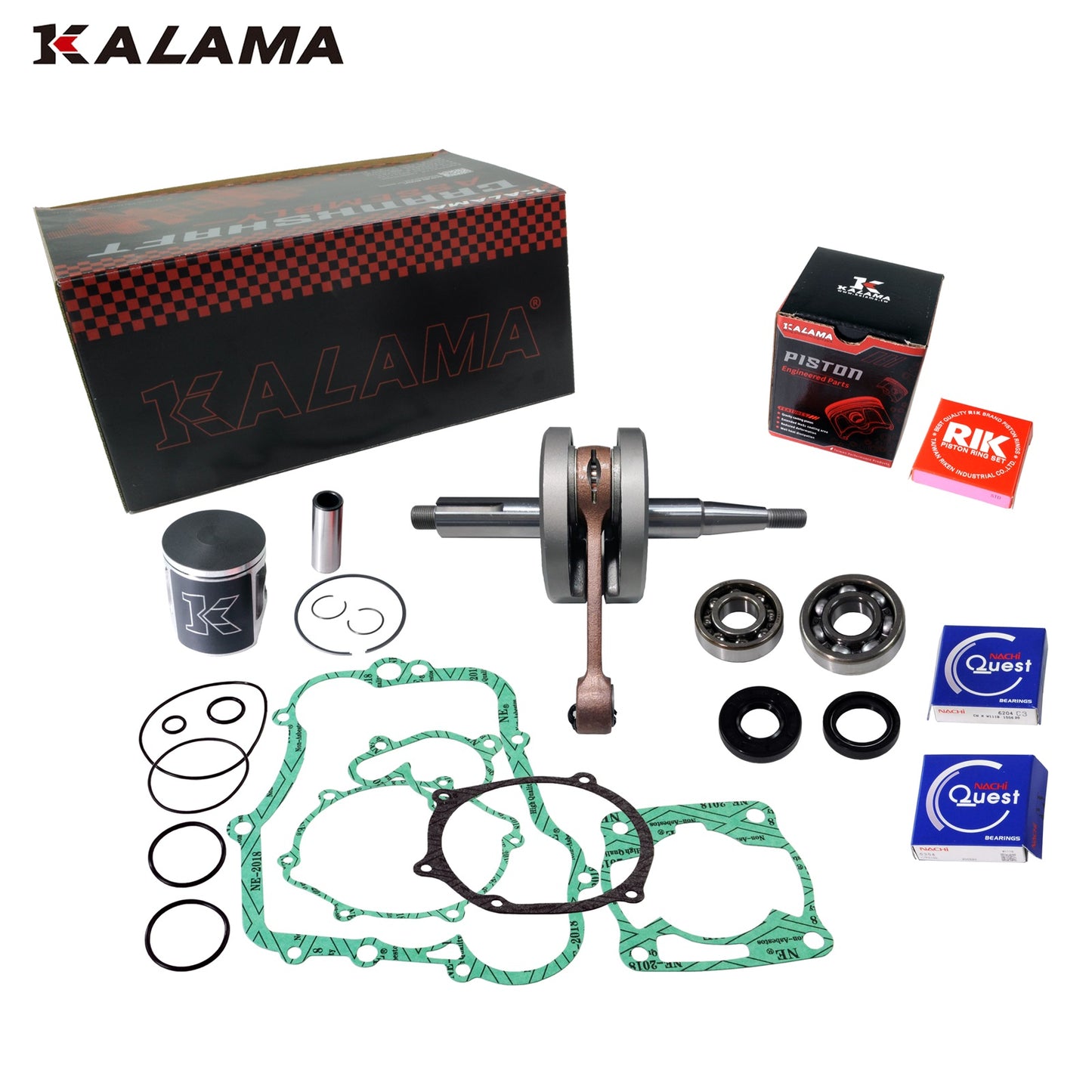 FOR YAMAHA YZ 85 ENGINE REBUILD KIT CRANKSHAFT,PISTON, BEARING,GASKET  2002-2018
